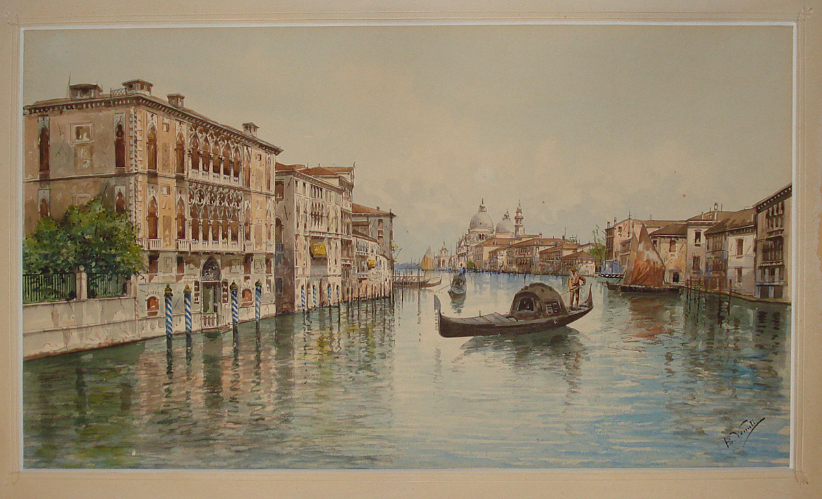Canal Grande a Venezia - B. Venuti