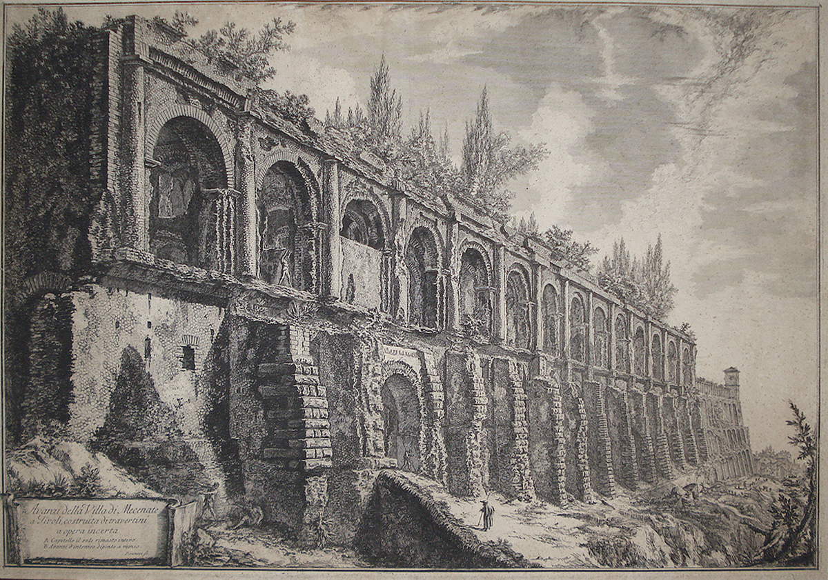 Avanzi della Villa di Mecenate a Tivoli - Giovanni Battista Piranesi