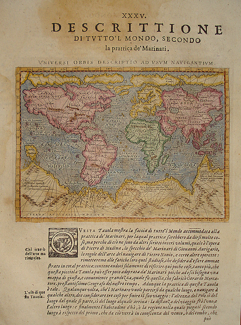 Universi Orbis descriptio ad usum navigantium - Giovanni Antonio Magini