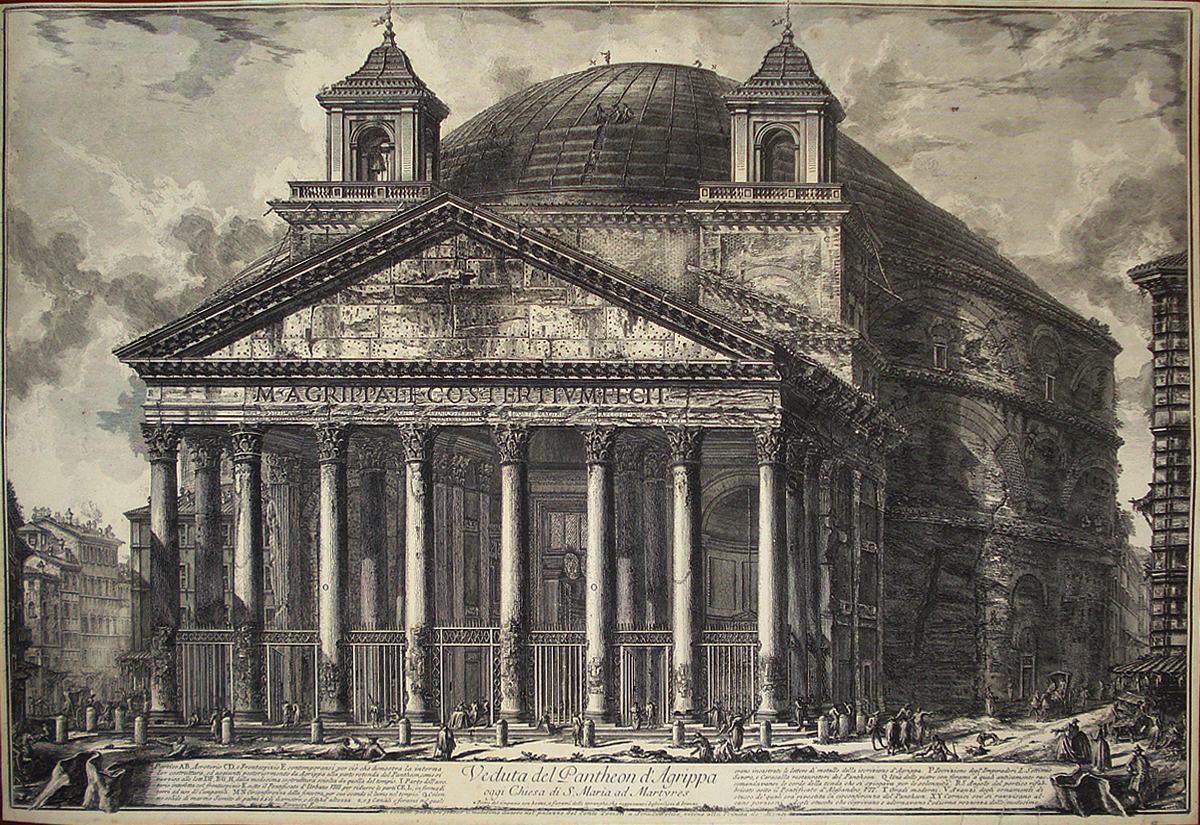 Veduta del Pantheon d'Agrippa - Giovanni Battista Piranesi