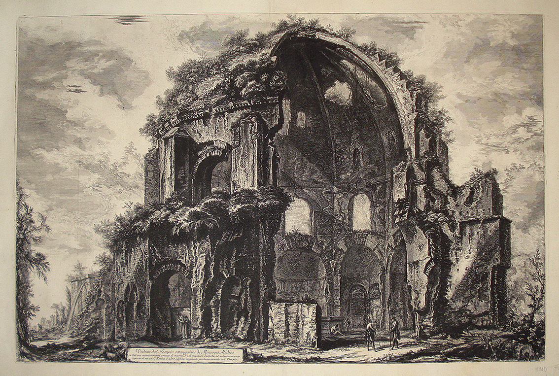 Veduta del Tempio Ottangolare di Minerva Medica - Giovanni Battista Piranesi