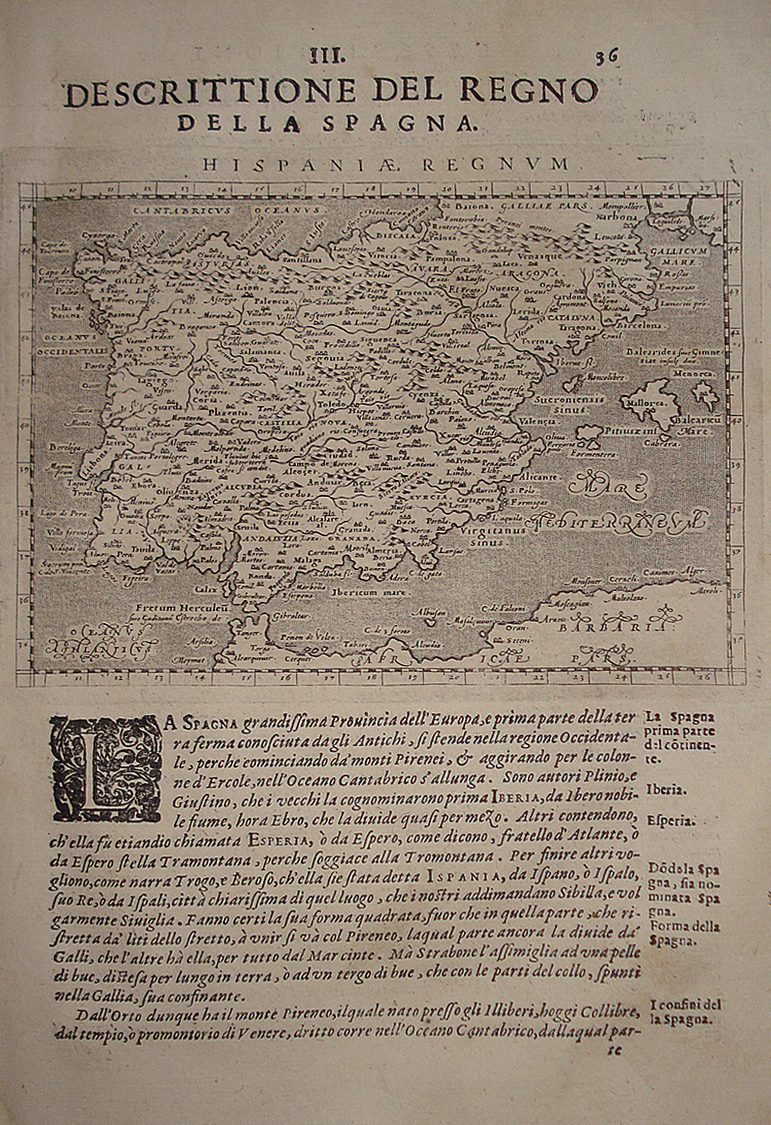 Hispaniae Regnum - Giovanni Antonio Magini