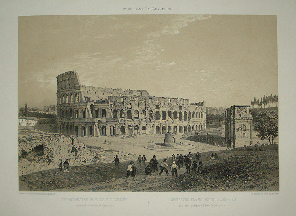 Veduta dell'Anfiteatro Flavio detto il Colosseo - Felix Benoist