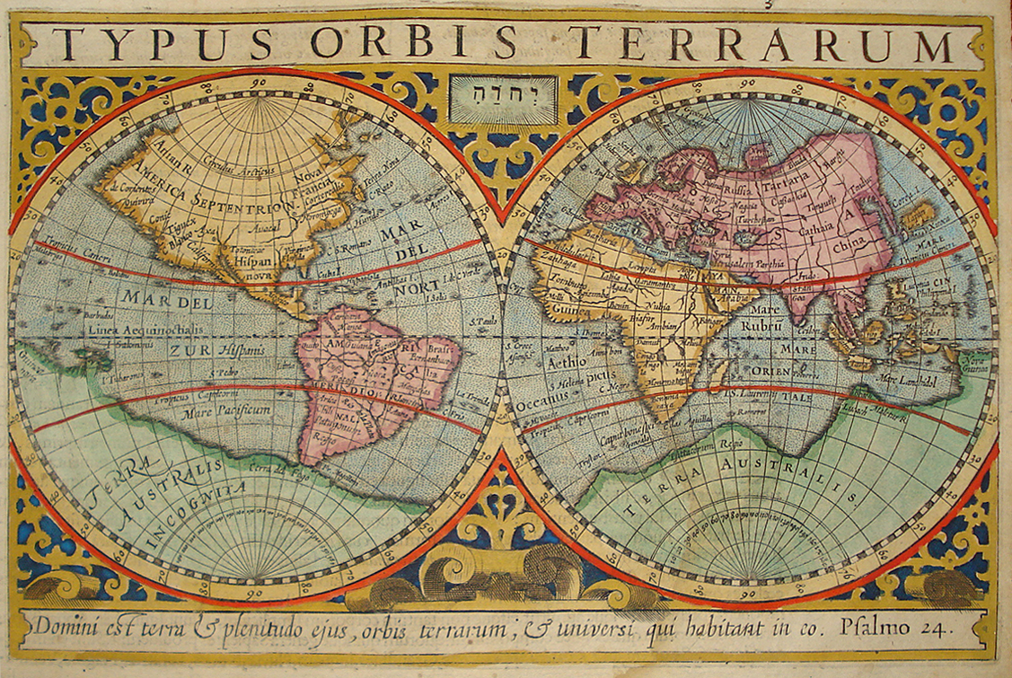 Typus Orbis Terrarum - Gerard Mercator - Jodocus Hondius