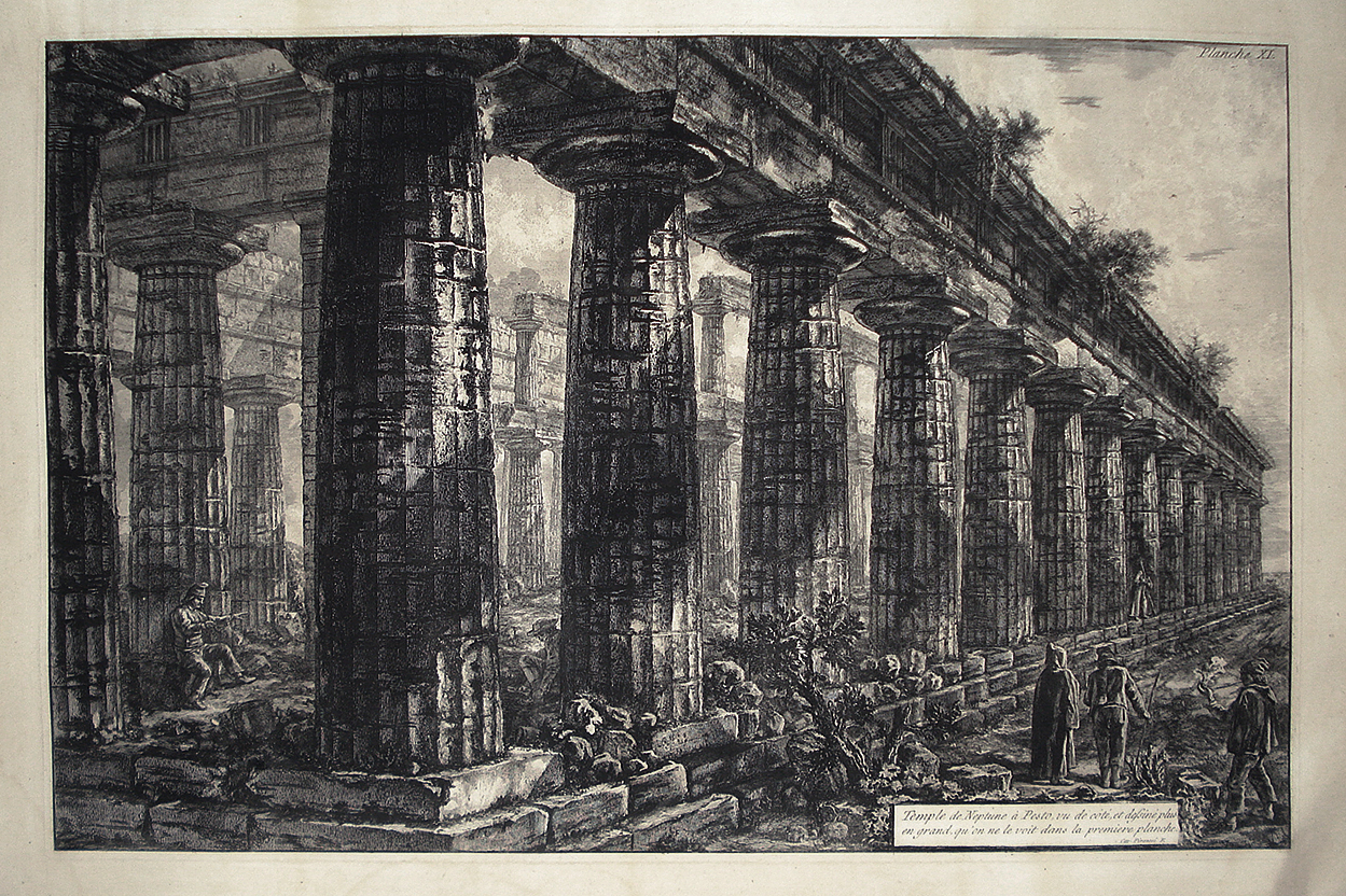 Temple de Neptune a Pesto... - Giovanni Battista Piranesi 