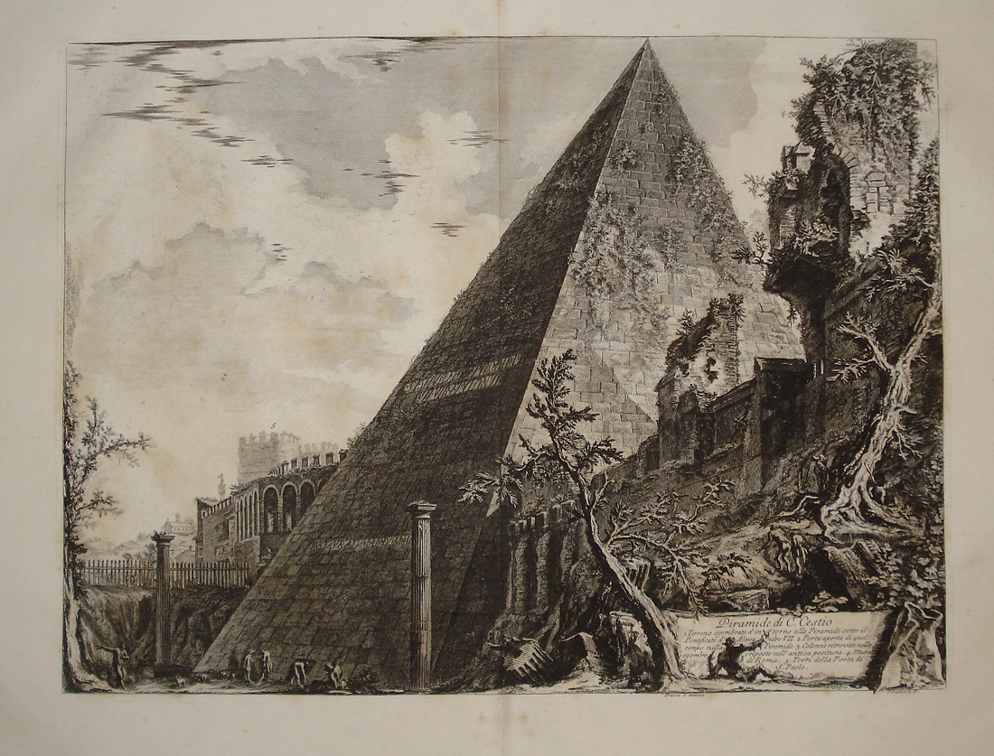 Piramide di Caio Cestio - G.B. Piranesi
