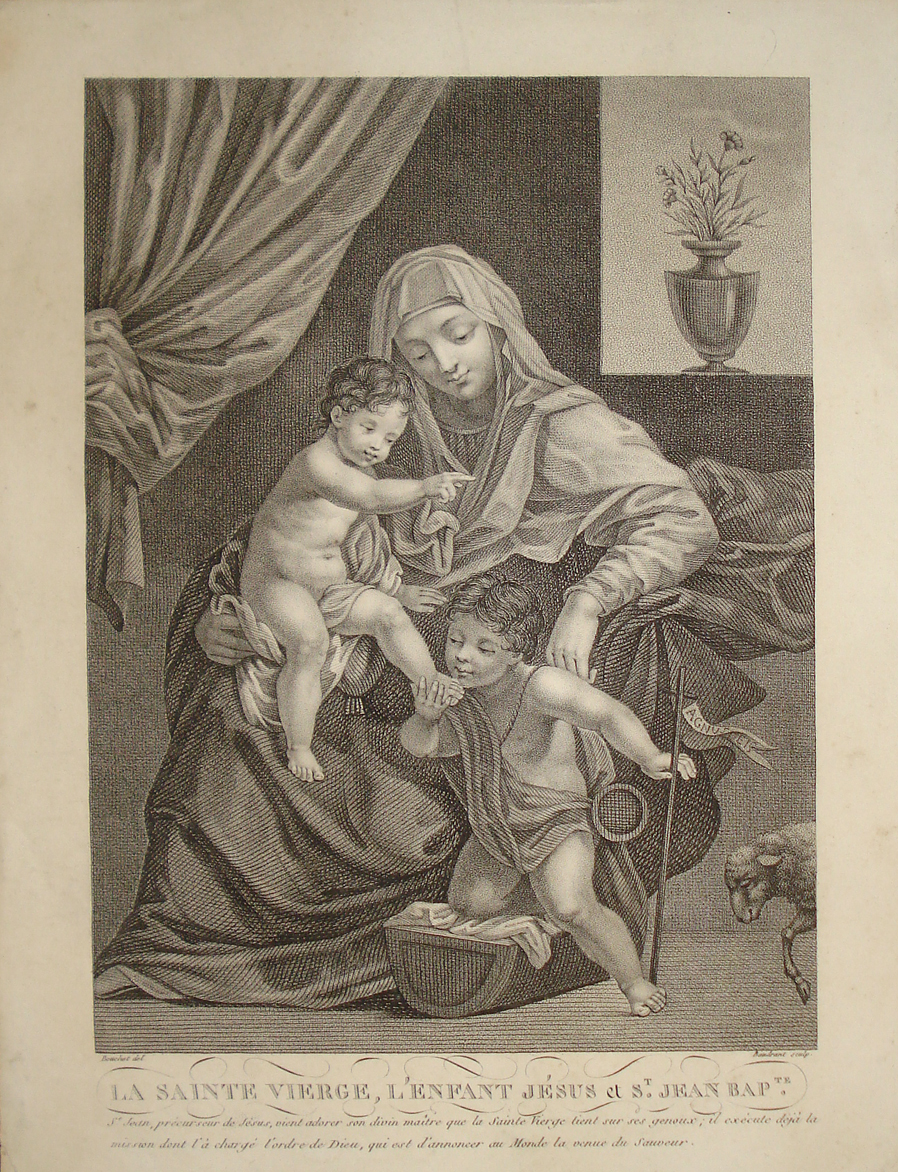 San Giovanni, Gesù Cristo e Maria Vergine - Baudrant
