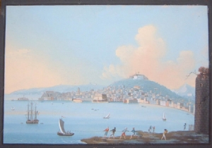 Anonimo - Napoli dal Carmine (XVIII secolo)