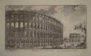 Veduta del Colosseo - Domenico Montagu