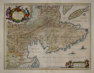 Istria olim Lapidia - H. Hondius - J. Janssonius