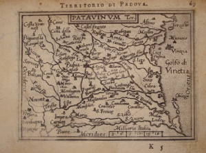 Territorio di Padova - Abraham Ortelius - Philippe Galle