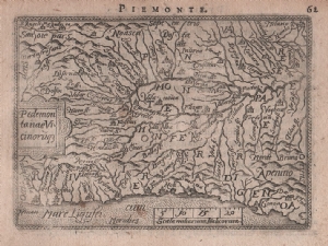 Piemonte - Philippe Galle - Abraham Ortelius