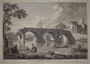Vestigia del Ponte Senatorio, oggi detto Ponte Rotto - Boydell - Vivares