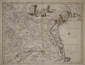 Carta geografica del Territorio Padovano - Thomas Salmon
