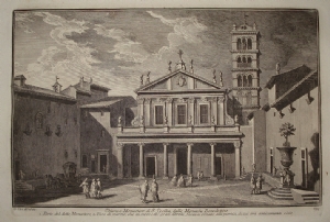 Chiesa e Monastero di S. Cecilia.. - Giuseppe Vasi