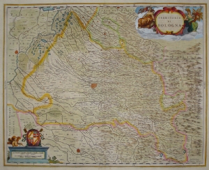 Territorio di Bologna - Jan Janssonius