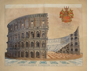 Amphitheatrum Vespasiani nunc vulgo Il Coliseo - Joan Blaeu
