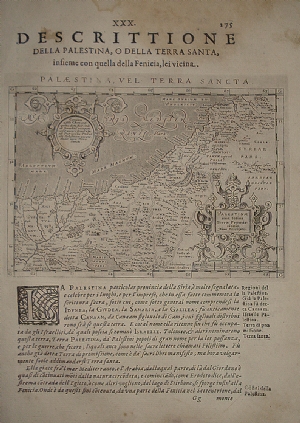 Palaestina, vel Terra Sancta - Giovanni Antonio Magini