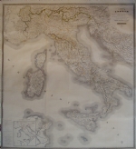 Carta dell'Italia in quindici fogli ricavata dalle migliori mappe finora pubblicate - Attilio Zuccagni Orlandini