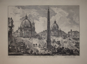 Veduta della Piazza del Popolo - Giovanni Battista Piranesi