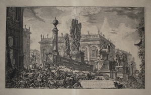 Veduta del Campidoglio di fianco - Giovanni Battista Piranesi
