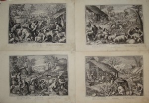 Allegoria della quattro stagioni - Jacopo Bassano (after)
