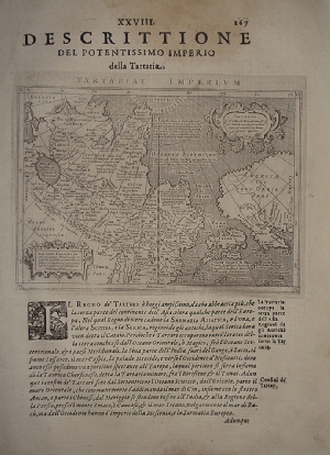 Tartariae Imperium - Giovanni Antonio Magini