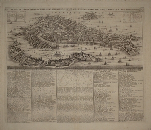 Carte du Plan de Venise - Henry Chatelain