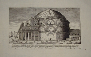 Vestigi del Panteone di M. Agrippa - Marco Sadeler
