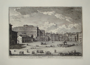 Piazza Palestrini o Barberini - Giuseppe Vasi