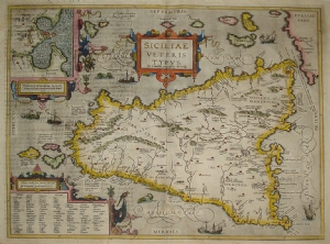 Sicilia Veteris Typus - Abraham Ortelius