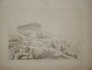 Tempio Dorico di Segesta - John Goldicutt - Bartolomeo Pinelli
