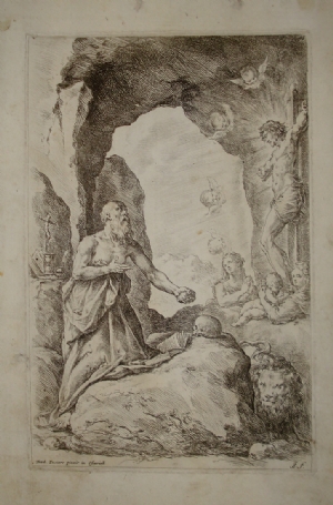 San Girolamo nella grotta - Zuccaro - Bisschop