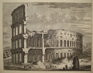 Colosseo - Anfiteatro Flavio Vespasiano - Blaeu - Mortier