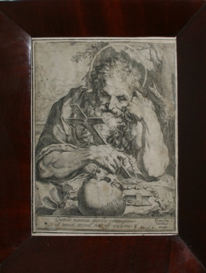 San Girolamo in meditazione - Agostino Carracci - Francesco Vanni