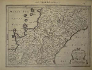 Abruzzo et Terra di Lavoro - Mercator - Hondius