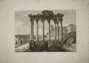 Tempio della Concordia al Foro Romano - Luigi Rossini