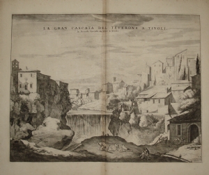Gran Cascate del Teverone a Tivoli - Pierre Mortier - Joan Blaeu