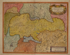 Territorio di Brescia et di Crema - Henricus Hondius