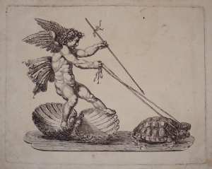 Cupido trainato da tartarughe - Michelangelo Maestri - Raffaello