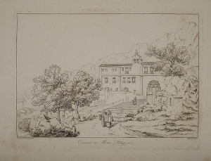 Convento sul Monte Pellegrino (Palermo) - John Goldicutt - Bartolomeo Pinelli
