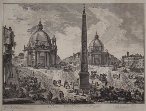 Veduta della Piazza del Popolo - G.B. Piranesi