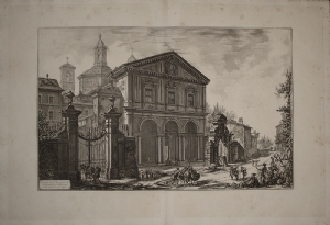 Veduta della Basilica di San Sebastiano - G.B. Piranesi